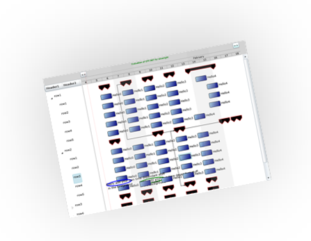 Interactive Gantt chart from plexityHide